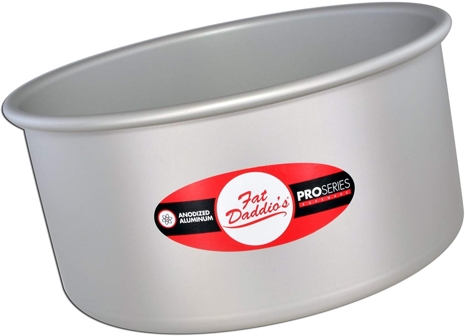 Details about   Fat Daddios PRD-104 Anodized Aluminum Round Cake Pan with Solid Bottom 10 x 4" 