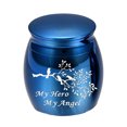thumbnail image 2 of Walbest Small Urn for Ashes Cremation Keepsake Mini Funeral Urns for Human Pets Ashes Stainless Steel Memorial Ashes Holder Boxes, 2 of 6
