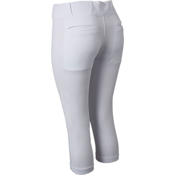 Champro Women's Tournament Low Rise Fastpitch Softball Pant White L