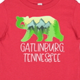 thumbnail image 4 of Inktastic Gatlinburg, Tennessee Mountains and Bear Shape Boys or Girls Baby T-Shirt, 4 of 5