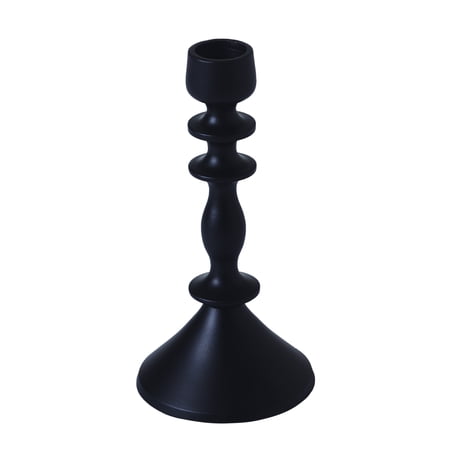 Beautiful Metal Taper Candle Holder by Drew Barrymore, 6, Black