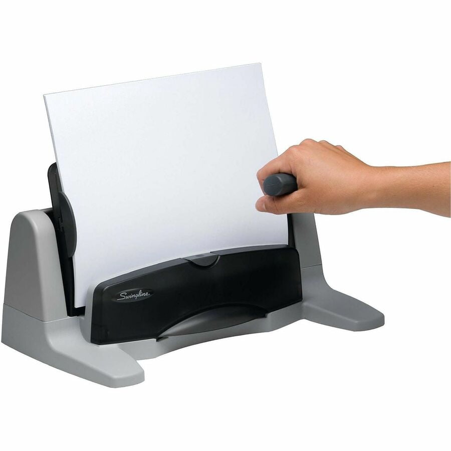 Swingline LightTouch Heavy Duty Punch, 50% Easier, 2-7 Holes, 40 Sheets