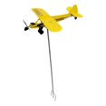 thumbnail image 1 of Garden Decoration, Aircraft Weathervane .3X12.6 Inches Easy to Install Outdoor Metal Weathervane Suitable for Garden Aviation Enthusiasts Gift, Card Slot, 1 of 6