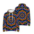 thumbnail image 7 of Fractal Spiral Trippy Hoodie Men Unisex 3d Fleece Hooded Sweatshirt Xx-Large, 7 of 7