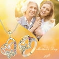 thumbnail image 2 of Gifts Sets for Womens Womens Love Mother NeckMother Day Two Tone Plated MOM Ring, 2 of 8