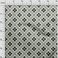 thumbnail image 2 of oneOone Polyester Lycra Dusty Gray Fabric Floral & Tiles Moroccan Craft Projects Decor Fabric Printed By The Yard 56 Inch Wide, 2 of 4