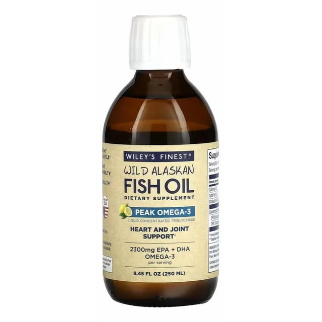 WILEY´S FINEST| FISH OIL PEAK OMEGA-3 heart and joint support | 250 ml