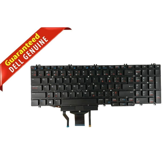 Dell Precision 7530 ENGLISH & CANADIAN/FRENCH Laptop Keyboard 0FJ6WR - New
