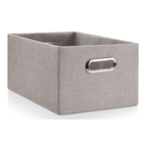 Bouclair Grey Storage Basket Small