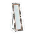 thumbnail image 5 of Powell Kelton Industrial Pipe Cheval Mirror, Natural and Gun Metal, 5 of 10