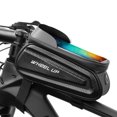 thumbnail image 1 of Bolsa para teléfono móvil de bicicleta Gnobogi, bolsa para bicicleta, bolsa para manillar de bicicleta, bolsa para teléfono móvil de bicicleta, bolsa de almacenamiento de EVA para deportes al aire, 1 of 8