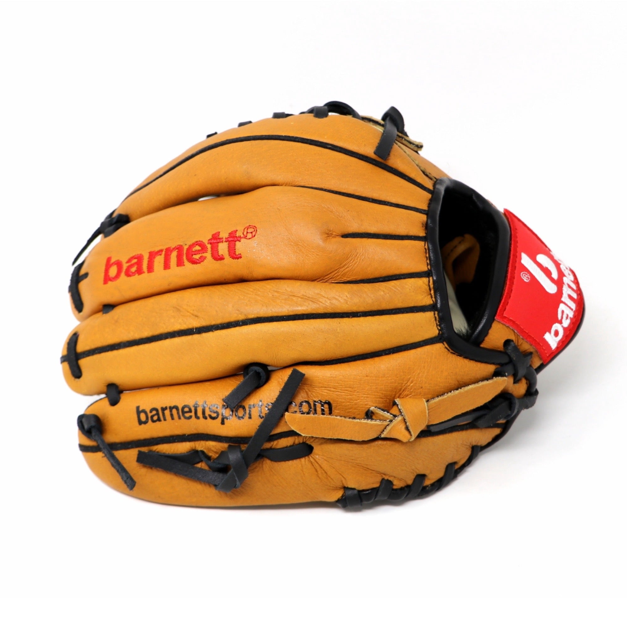 BARNETT GL-120 Competition Baseball Glove - 12" Outfield Glove, Genuine Leather, Brown