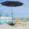 thumbnail image 6 of Abba Patio 11ft Outdoor Patio Umbrella w/ Push Button Tilt and Crank, 6 Ribs, Dark Blue, 6 of 7