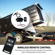 briidea Wireless Dump Trailer Controller, Wireless Remote Control for 3-Wire/4-Wire Hydraulic Trailer Controller, Compatible with up to 8 Remote Controls