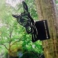 thumbnail image 6 of Peeping Metal Art Outdoor Decor, Farmhouse Cute Animal Statue for Fence Tree, Metal Wall Sculpture Yard Art Decorations for Outdoor Garden Farm Backyard Patio Lawn, 6 of 7