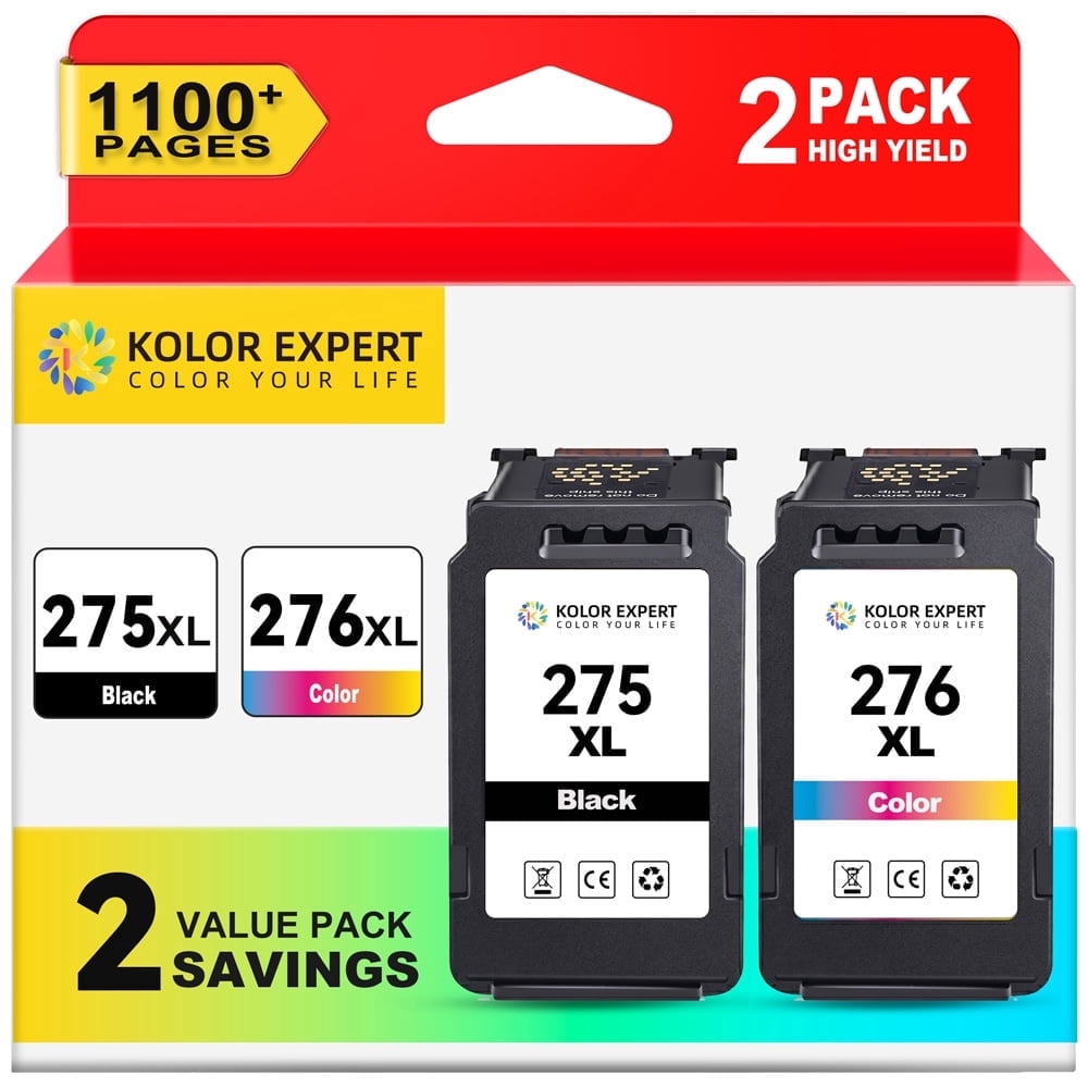 275 Ink Cartridges Compatible for Canon Ink 275 and 276 for Canon 275 ink for Pixma TR4722 Printer (2 Pack)