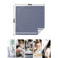 thumbnail image 5 of Cloth Napkins 1 Piece - 20x20 Inches, Farmhouse Navy Blue White Striped Washable Reusable Table Napkins, Modern Stripes Soft & Absortbent Dining Napkin for Party Wedding Hotel Restaurant, 5 of 8