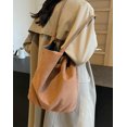thumbnail image 3 of CoCoMangos Suede Tote Handbag with Fashion Purse Winter Fall Slouchy Shoulder Hobo Bag Trendy Suede Satchels Top Handle Bag 2pcs, 3 of 4