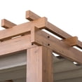 thumbnail image 5 of Sunjoy 12.8 ft. x 10.6 ft. Aluminum Pergola with Sunbrella Canopy, 5 of 10