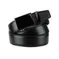 thumbnail image 2 of NYFASHION101 Men's Genuine Leather Ratchet Dress Trim to Fit Belt with Automatic Buckle, DS7893, Black, Large, 2 of 2