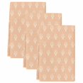 thumbnail image 2 of Abstract Bohemia Kitchen Towels Set of 3, Modern Boho Floral Orange Absorbent Dish Towels for Kitchen, Microfiber Hand Towel, Quick Drying Tea Towel for Cleaning Decorative Dishcloths, 2 of 7
