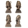 thumbnail image 4 of CIYISON Resin Jesus Christ for Head Bust Statue Antique Bronze Religious Sculpture Figur, 4 of 7