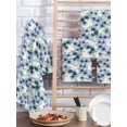thumbnail image 2 of Navy Blue Roses Kitchen Dish Towels for Drying Dishes Set of 3, Spring Floral Elegant Pastoral Botanical Waffle Weave Microfiber Hand Tea Bathroom Towels Quick Dry & Absorbent Towel 15.7x23.6, 2 of 7