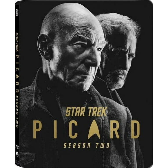 Star Trek: Picard: Steelbook de la Saison Deux [BLU-RAY], Sous-Titré, Pack de 3, Ac-3/Dolby Digital, Dolby, Système de Théâtre Numérique, Doublé