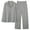 Gray, variant on Uaswgudfs ​Pajama Set for Women Notch Collared Long Sleeve - Stretchy Fabric & Relaxed Straight-Leg Pants
