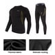 thumbnail image 3 of Conjunto de ropa interior térmica para hombre, ropa interior deportiva larga con forro polar de invierno, secado rápido, 3 of 5