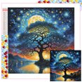 thumbnail image 1 of Kit Con Cuentas Cuadradas 5D DIY Del Arte Artesanal 45x45cm, 1 of 9