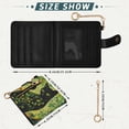 thumbnail image 3 of Qxltty Black Cat with Vines Ladies Wallet Rfid Slim Thin Compact Credit Card Women Wallet Zipper Coin Pocket and ID Window for Female Gifts, 3 of 8