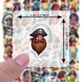 thumbnail image 6 of 35pcs-50pcs Colorful Kids Stickers Pirate Animal Stickers Skull Pack for Luggage Phone Laptop, 6 of 9