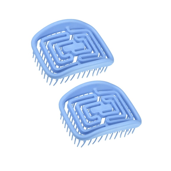 Vocoste 2 Pcs Shower Hair Tangle Detangler Blue