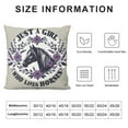 thumbnail image 5 of Horses Pillow Covers  Gifts, Gifts for Horse Lovers, Horse Pillow Covers, Funny Horse Floral Decorative Throw Pillow Case, Just A Girl Who Loves Horses, 5 of 5