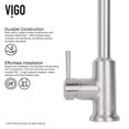 thumbnail image 5 of VIGO Pull-Out Spray Kitchen Faucet with Soap Dispenser, Stainless Steel, 5 of 9