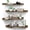 Lightly Brown Corner Shelves, variant on 4 Tier Floating Corner Shelves Set of 4, Rustic Pine Wood Floating Corner Wall Shelf for Wall Décor Storage, L Shaped Corner Shelf Wall Mount for Bedroom,Living Room,Bathroom,Kitchen,