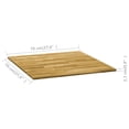 thumbnail image 3 of IM Lashes Solid oak wood Table Top with Oil Finish Square,0.9" Thickness,27.6" x 27.6", 3 of 5