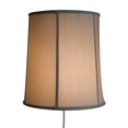 thumbnail image 3 of Floating Shade Plug-In Wall Light Egg Shell Shantung 14x16x17, 3 of 7