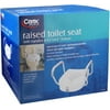 Carex E-Z Lock Raised Toilet Seat with Handles