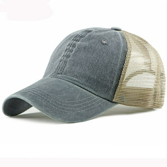 SikaFu Baseball Cap Men Women Spring Summer Sun Cap Adjustable Baseball Hat Breathable Trucker Mesh Cap Unisex Snapback Cap Hat