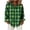 Green, variant on SELONE Womens Shirts Button up Long Sleeves St. Patricks Day Collared Shirt Button Patterned Tops Outerwear White XL