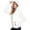 A167-White, variant on FYDUU Women's Sun Protection Hoodie Jacket Ice Silk Long Sleeve Sun Shirts Solid Color Lightweight Jackets With Pocket Trendy Fall Jacket Coat White