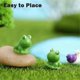 thumbnail image 5 of 50 Pcs Mini Frogs Garden Decor Resin Green Frog Miniature Figurines, Frogs Animals Model Fairy Gard, 5 of 5