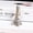 Silver, variant on Vintage Eiffel Tower Keychain | Unisex Alloy Key Chain Accessory | Paris Tourist Souvenir Gift | 2.3cm x 2.3cm