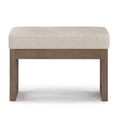 thumbnail image 4 of WyndenHall  Madison 26 inch Wide Contemporary Rectangle Ottoman Bench Platinum 26 inch Wide Foam,Upholstered Polyester, 4 of 5