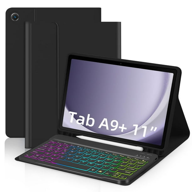 Conjunto de teclado Para Samsung Galaxy A9 Plus 5G Funda para tableta con teclado Transforme su tableta en una computadora portátil con teclado y mouse