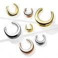 thumbnail image 3 of Surgical Steel Saddle Spreader Plug Ear Tunnel 00 to 1" Gauge - Pair, 3 of 6