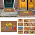 thumbnail image 7 of Jierger Summer Floor Mats Holiday Mats Welcome Door Mats Polyester Door Mat Beach Non Slip Floor Mat for Home Entrance, Outside Entry, Yard, Floor Summer Porch Decor 19.7 x 31.5 inch, 7 of 7