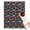 Black Colorful Dinosaurs, variant on Black Colorful Dinosaurs Pattern Blanket,Comfortable Soft Flannel Throw Blanket,All Season,Warm Lightweight Blankets for Sofa Bed Couch Living Room Chair,30"x40"